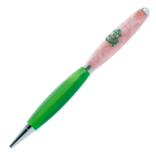 Alpha Kappa Alpha Diva Pearl Pink Top Green Bottom