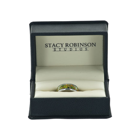 Olive Opal Ring
