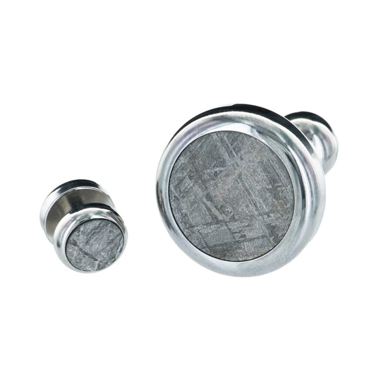 Titanium Cufflinks & Studs – Meteorite