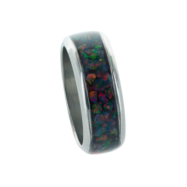 Black Opal Ring