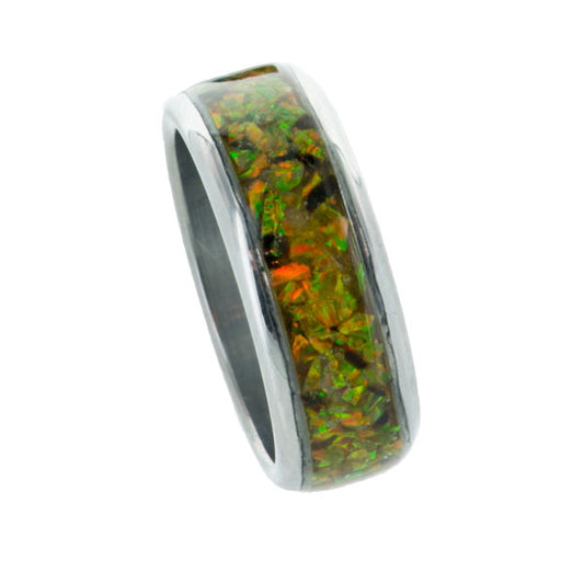 Olive Opal Ring