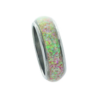 Pink & Green Opal Ring