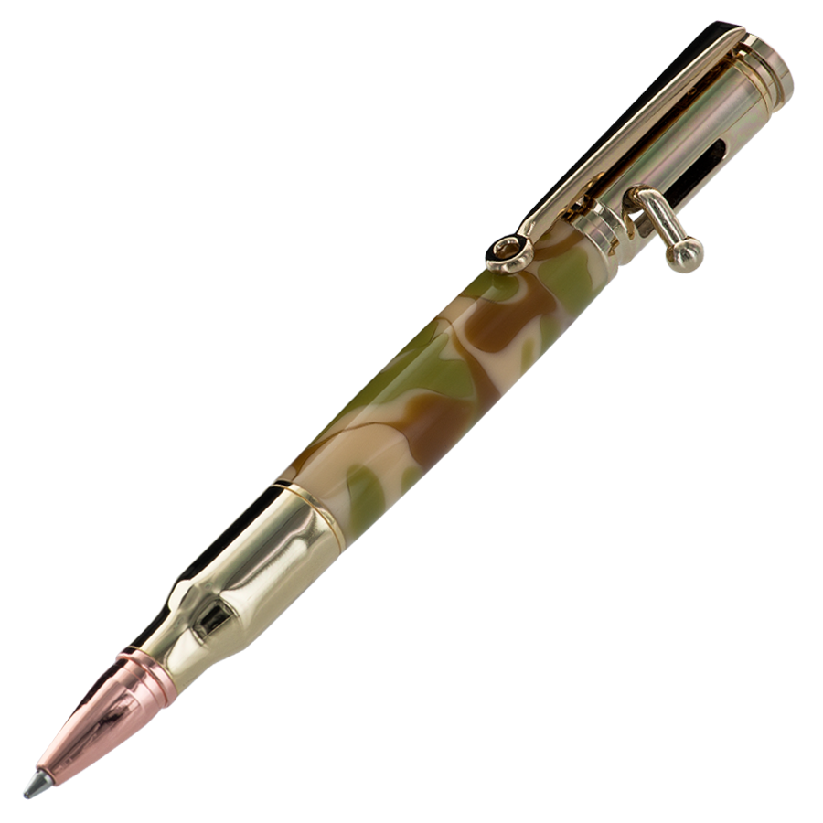 Bolt Action Bullet Pen - Desert Camo